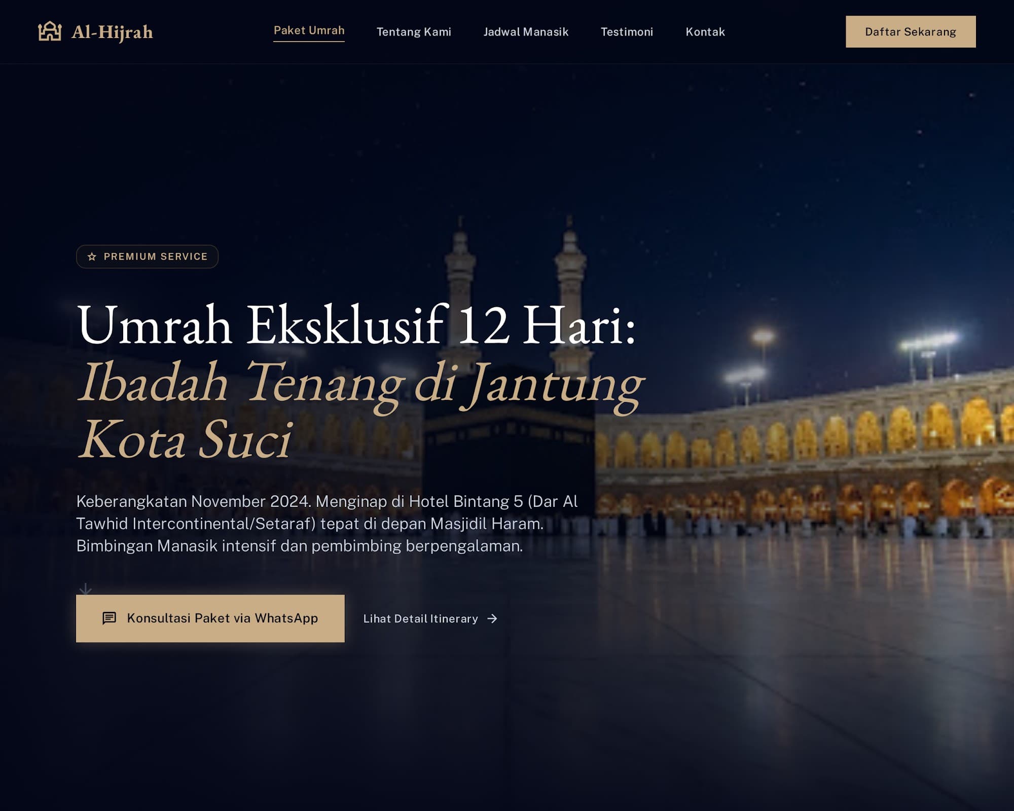 Al-Hijrah Premium Umrah